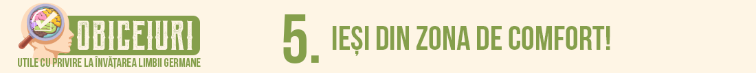 Obiceiuri utile pentru învățarea limbii germane