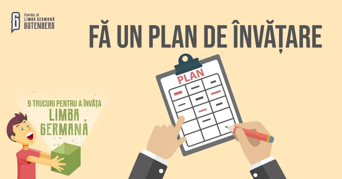 Fa-ti un plan de invatare